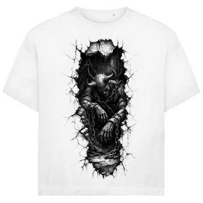 Jack &amp; Jones Herren T-Shirt Gefangener Dämon Gothic Oversized