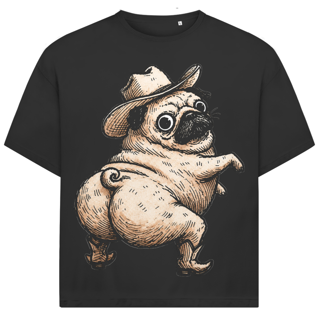 Jack &amp; Jones Herren T-Shirt Cowboy Mops Western Oversized