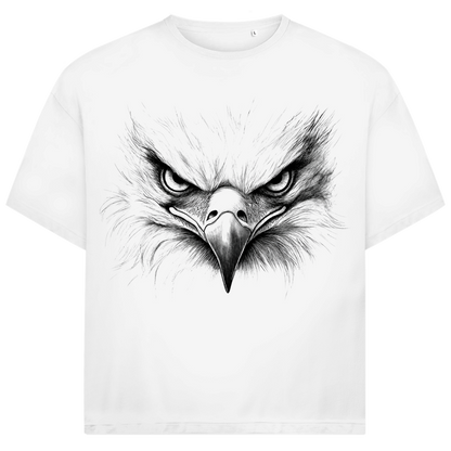 Jack &amp; Jones Herren T-Shirt Adler Kopf Skizze Oversized