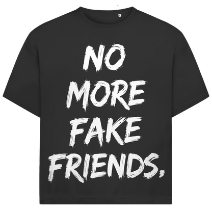 Jack &amp; Jones Herren T-Shirt No More Fake Friends Freundschaft Oversized