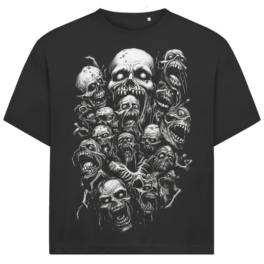 Jack &amp; Jones Herren T-Shirt Schrei der Verdammten Zombies Oversized