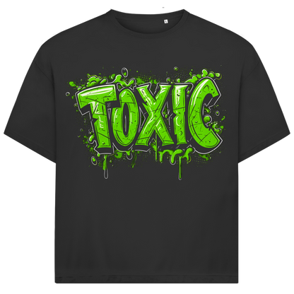 Jack &amp; Jones Herren T-Shirt Toxic Graffiti Schriftzug Oversized