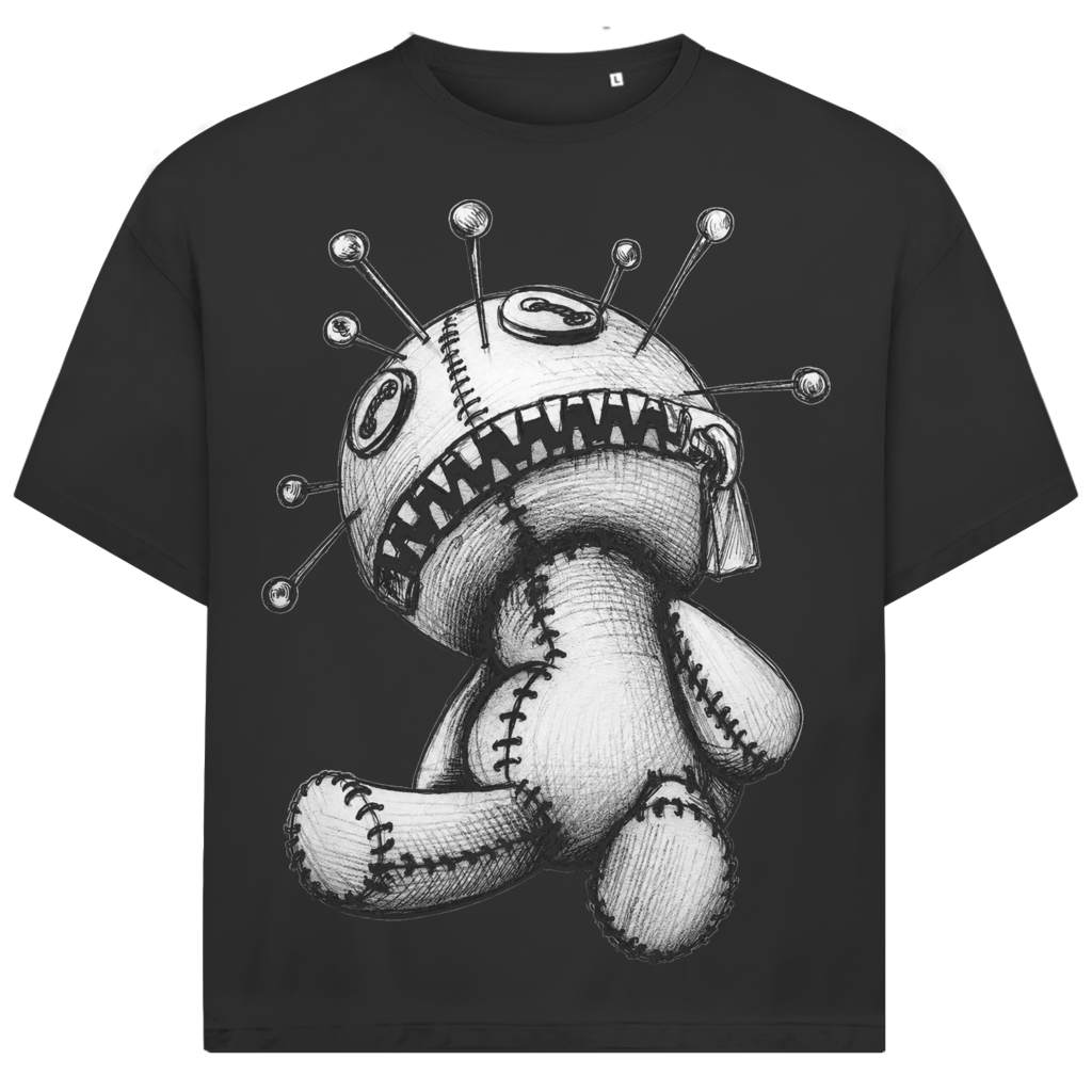 Jack &amp; Jones Herren T-Shirt Voodoo Puppe Nadeln Oversized