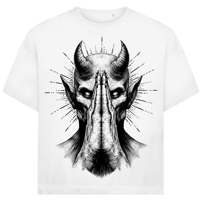 Jack &amp; Jones Herren T-Shirt Dämon im Gebet Gothic Oversized