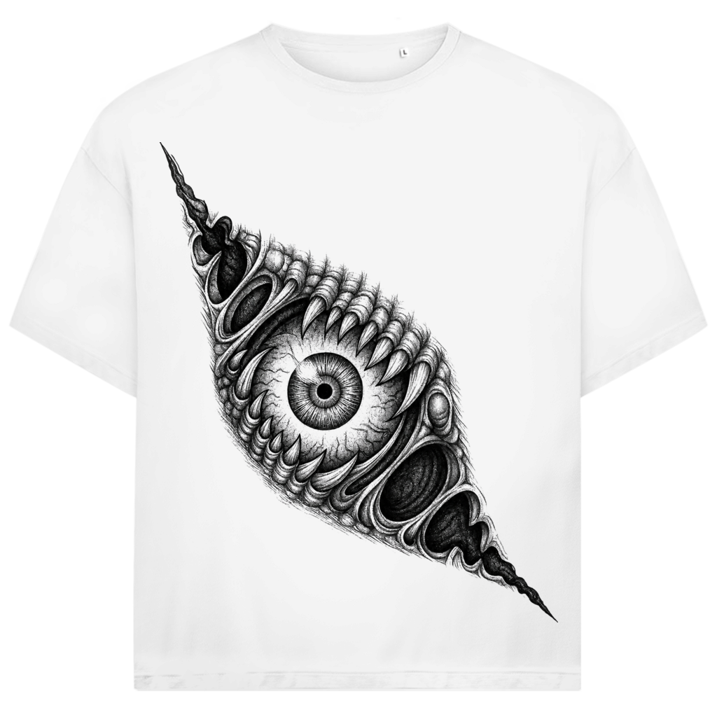 Jack &amp; Jones Herren T-Shirt Horror Auge Monster Oversized
