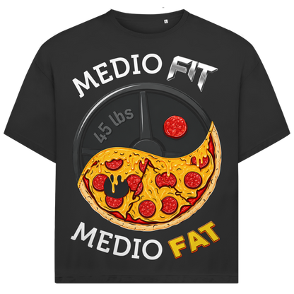 Jack &amp; Jones Herren T-Shirt Medio Fit Medio Fat Pizza Oversized