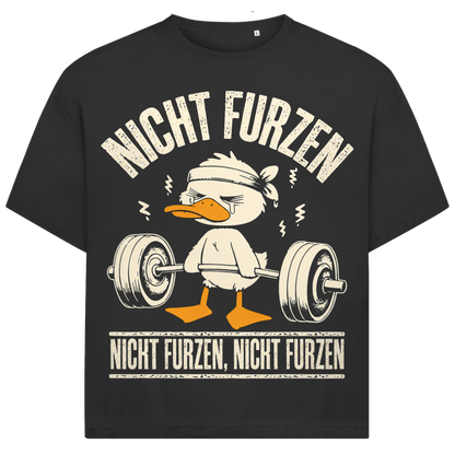 Jack &amp; Jones Herren T-Shirt Nicht Furzen Fitness Ente Oversized