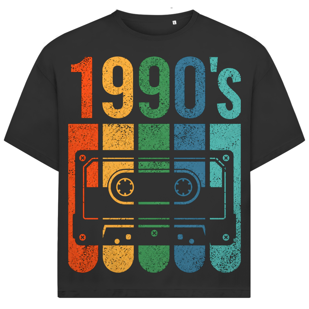 Jack &amp; Jones Herren T-Shirt 1990er Mixtape Kassette Oversized