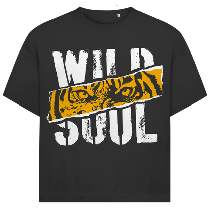 Jack &amp; Jones Herren T-Shirt Wild Soul Tiger Eyes Oversized