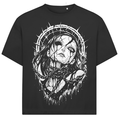 Jack &amp; Jones Herren T-Shirt Gebrochene Frau Dornenkrone Ketten Oversized