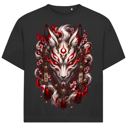 Jack &amp; Jones Herren T-Shirt Kitsune Fuchsgeist Sakura Oversized