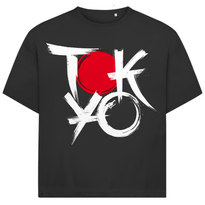 Jack &amp; Jones Herren T-Shirt Tokyo Kalligrafie Rote Sonne Oversized