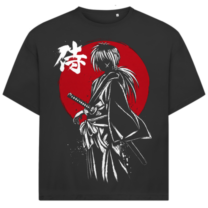 Jack &amp; Jones Herren T-Shirt Anime Samurai Rote Sonne Krieger Oversized