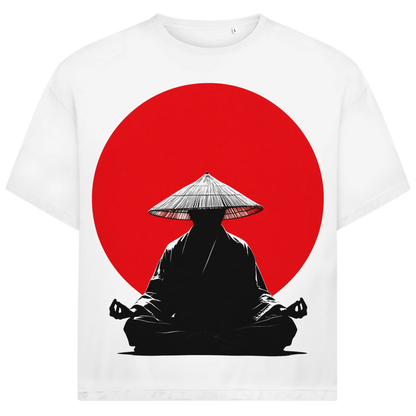 Jack &amp; Jones Herren T-Shirt Zen Silhouette Kasa Hut Rote Sonne