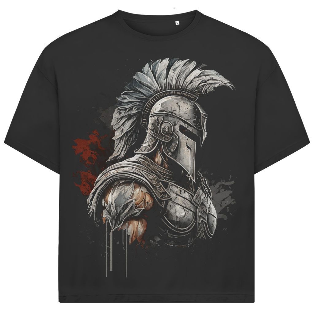 Jack &amp; Jones Herren T-Shirt Spartaner Krieger Helm Oversized