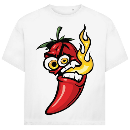 Jack &amp; Jones Herren T-Shirt Chili Feuer Dämonenfrucht Oversized