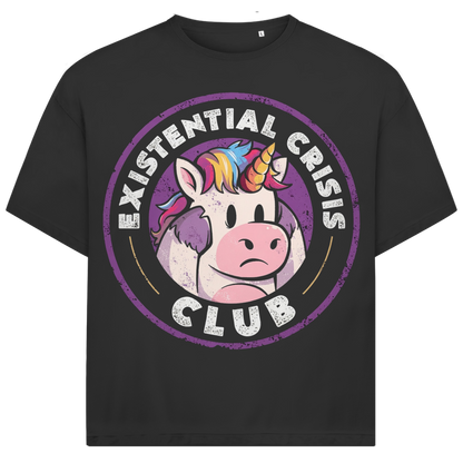 Jack &amp; Jones Herren T-Shirt Existential Crisis Club Einhorn Oversized
