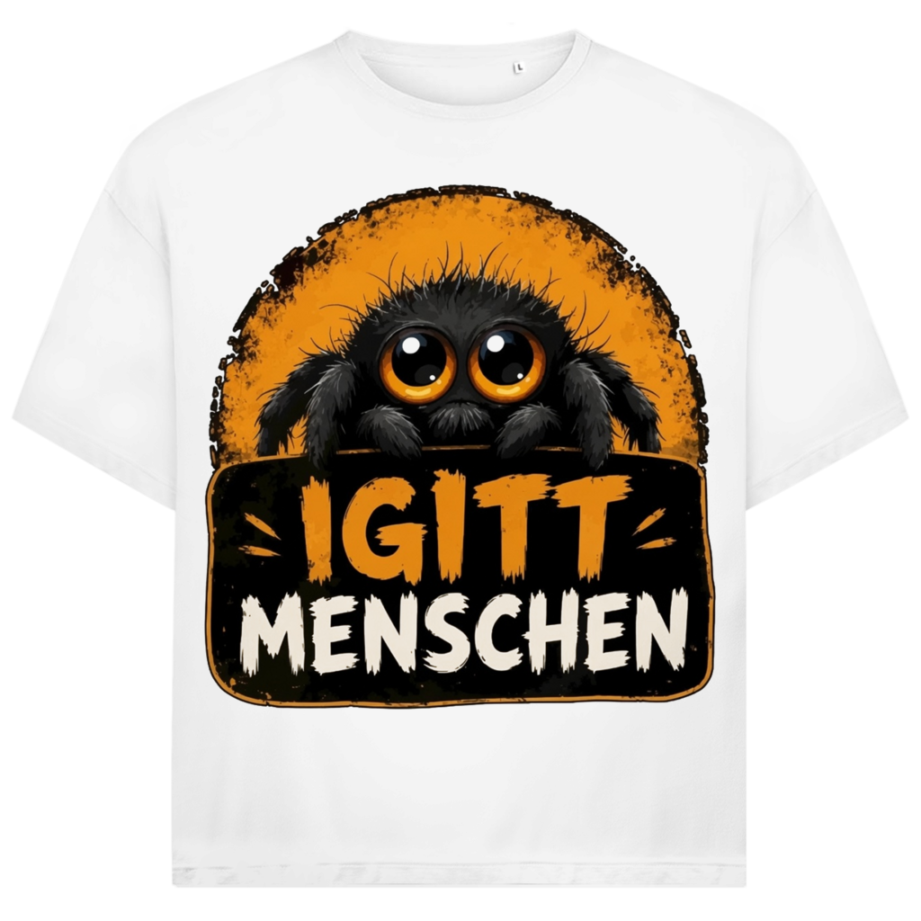 Jack &amp; Jones Herren T-Shirt Igitt Menschen Spinne Oversized
