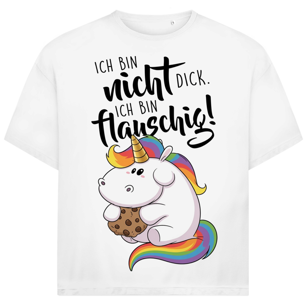Jack &amp; Jones Herren T-Shirt Nicht dick, flauschig Einhorn Keks Regenbogen