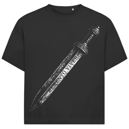 Jack &amp; Jones Herren T-Shirt Memento Mori Memento Vivere Schwert Oversized