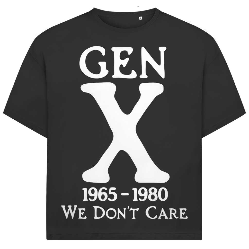 Jack &amp; Jones Herren T-Shirt Gen X 1965 1980 We Dont Care Oversized