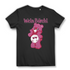 Wein Bärchi Damen Shirt - lustiges Glücksbärchi Weintrinkerin Funshirt Black