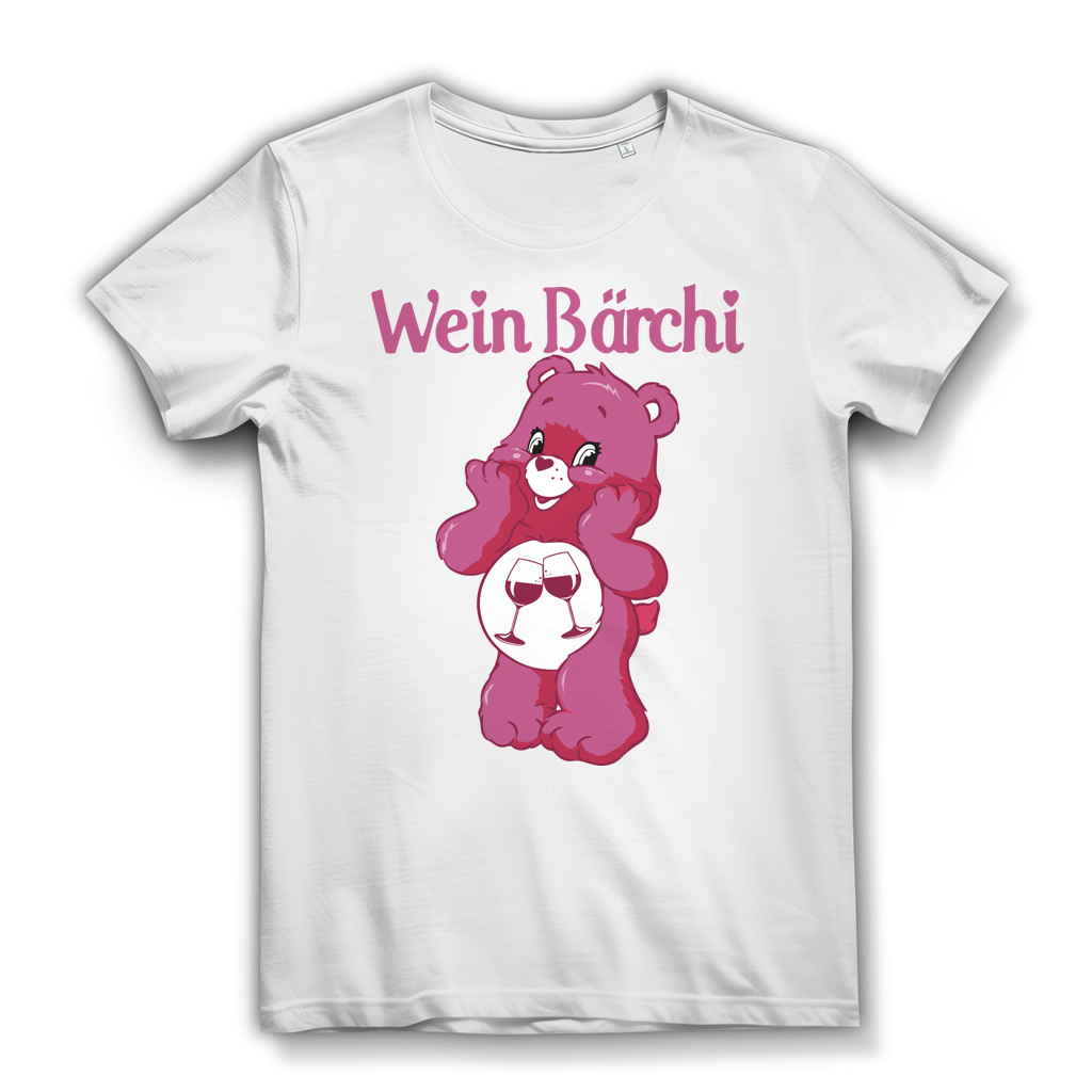 Wein Bärchi - Glücksbärchi - Damen Premium Bio T-Shirt