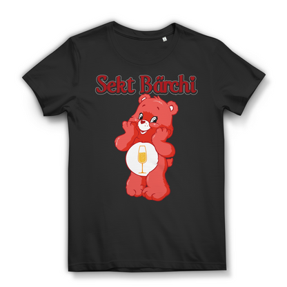 Sekt Bärchi - Glücksbärchi - Damen Premium Bio T-Shirt Black