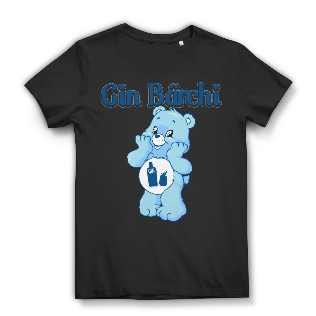 Gin Bärchi - Glücksbärchi - Damen Premium Bio T-Shirt Black