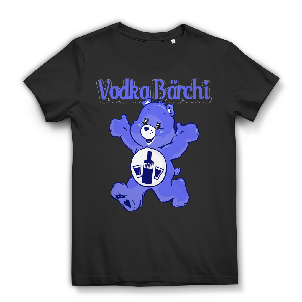 Vodka Bärchi - Glücksbärchi - Damen Premium Bio T-Shirt Black