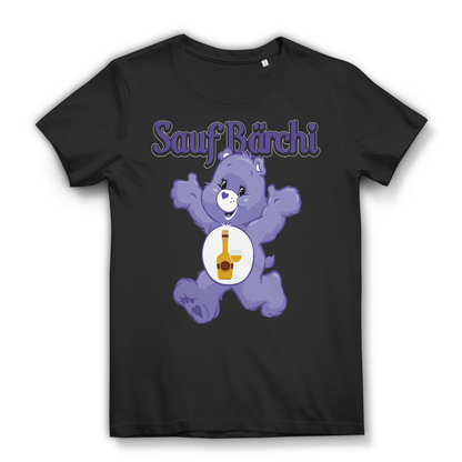 Sauf Bärchi - Glücksbärchi - Damen Premium Bio T-Shirt Black
