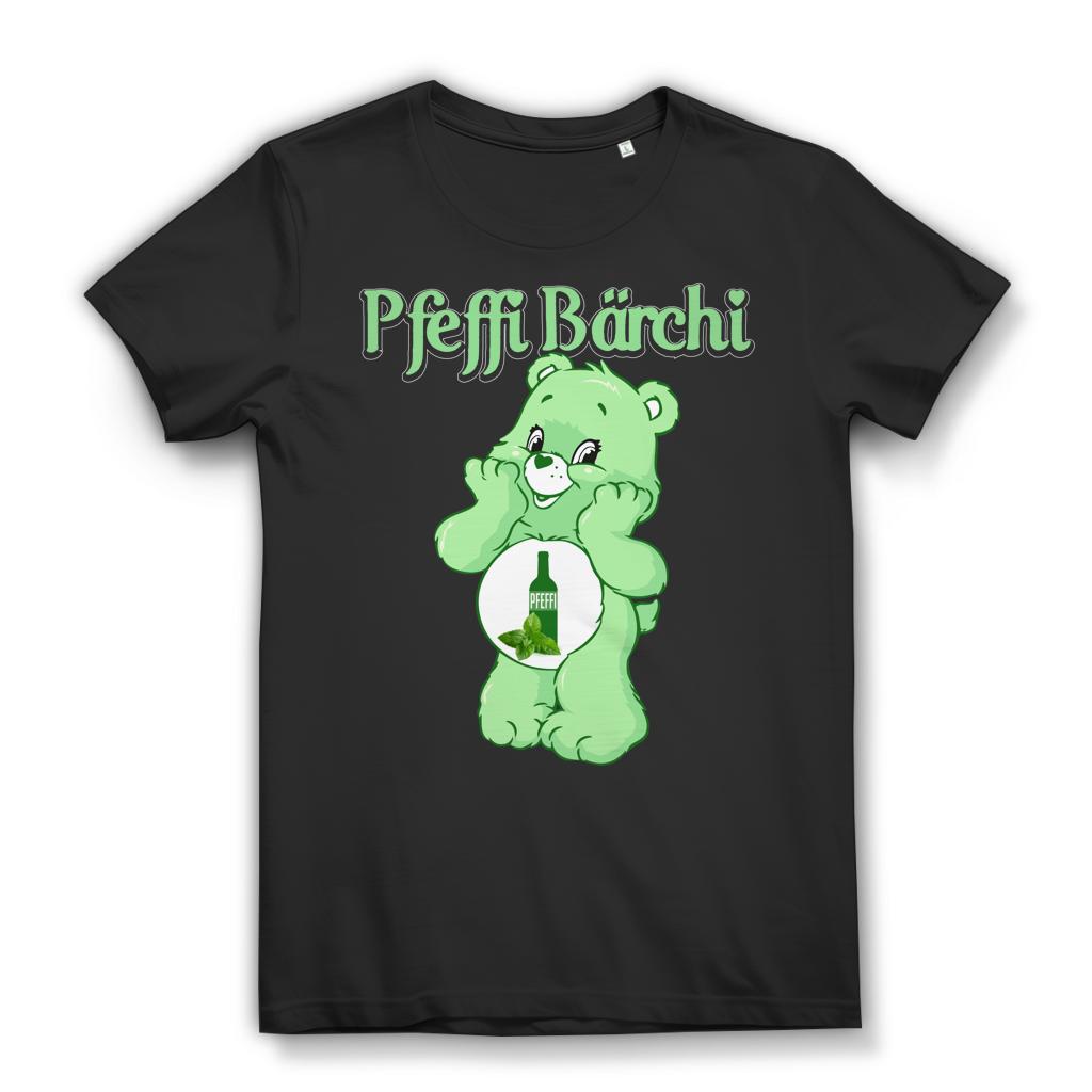 Pfeffi Bärchi - Glücksbärchi - Damen Premium Bio T-Shirt Black