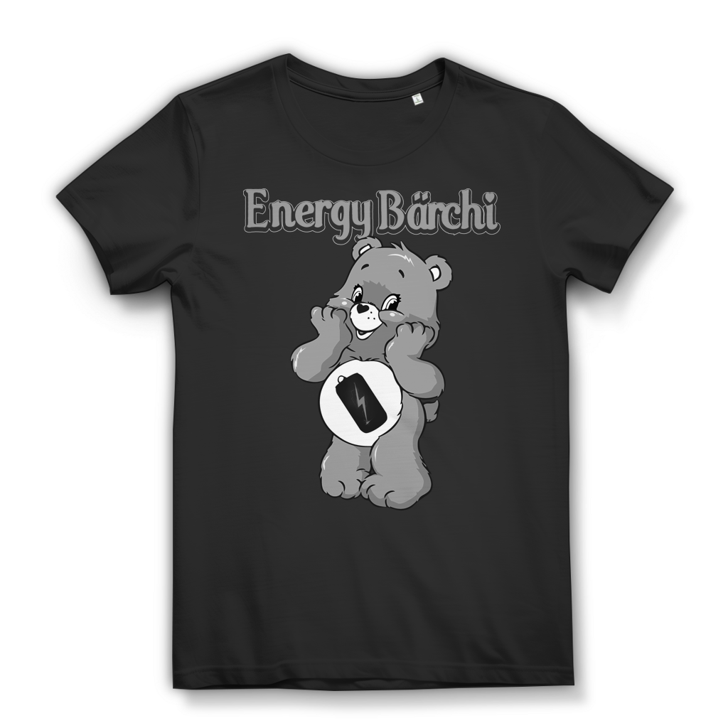 Energy Bärchi - Glücksbärchi - Damen Premium Bio T-Shirt Black