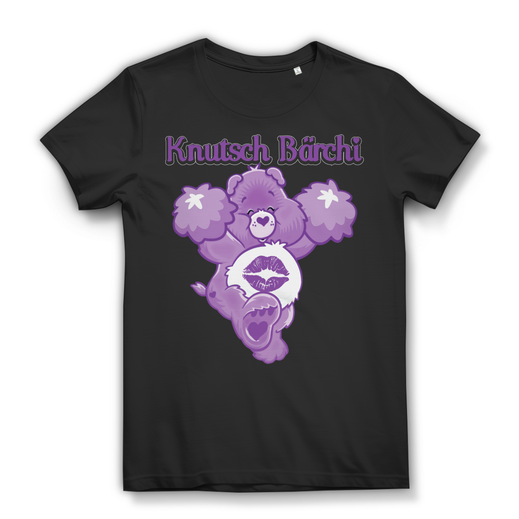 Knutsch Bärchi - Glücksbärchi - Damen Premium Bio T-Shirt Black