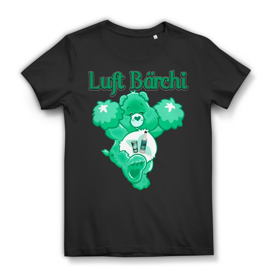 Luft Bärchi - Glücksbärchi - Damen Premium Bio T-Shirt Black