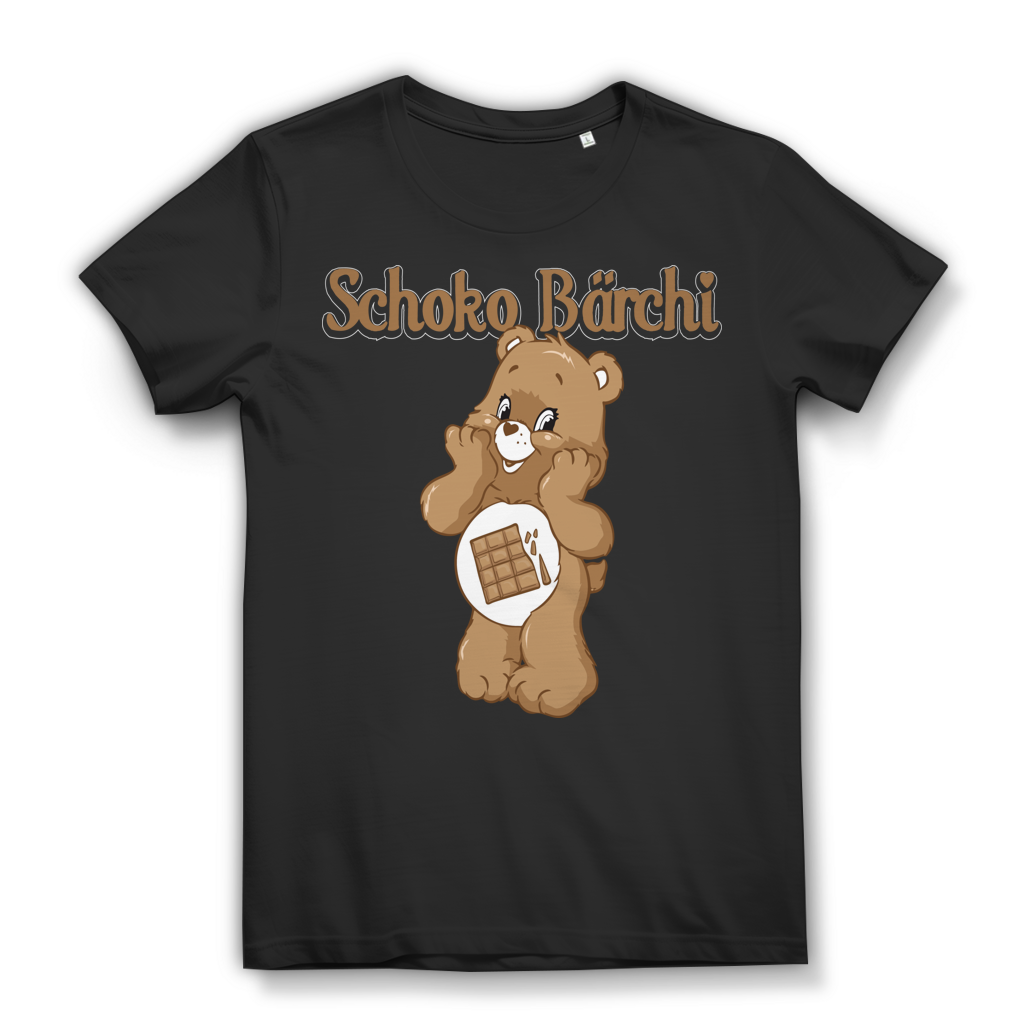 Schoko Bärchi - Glücksbärchi - Damen Premium Bio T-Shirt Black