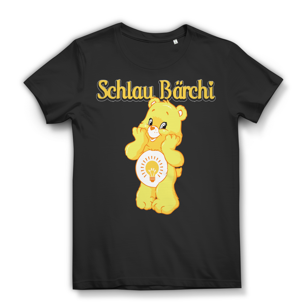 Schlau Bärchi - Glücksbärchi - Damen Premium Bio T-Shirt Black
