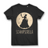 Schwipserella Cinderella Mond Prinzessin - Damen Premium Bio T-Shirt Black