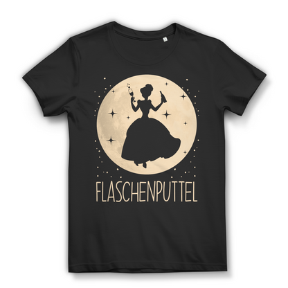 Flaschenputtel Aschenputtel Mond Prinzessin - Damen Premium Bio T-Shirt Black