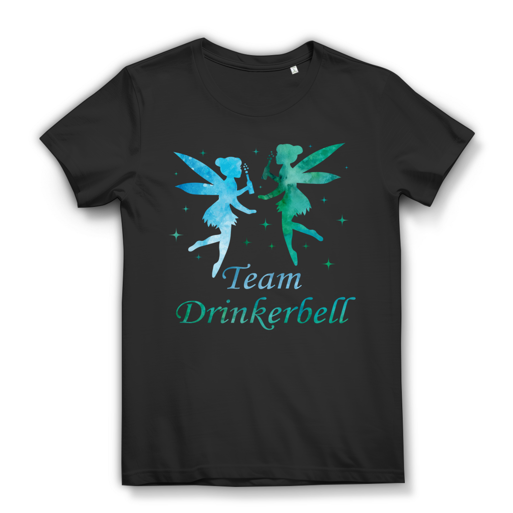 Team Drinkerbell Tinkerbell - Damen Premium Bio T-Shirt Black