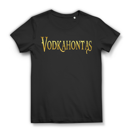 Vodkahontas Gold Prinzessin - Damen Premium Bio T-Shirt Black