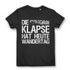Die Klapse hat heute Wandertag - Damen Premium Bio T-Shirt Black