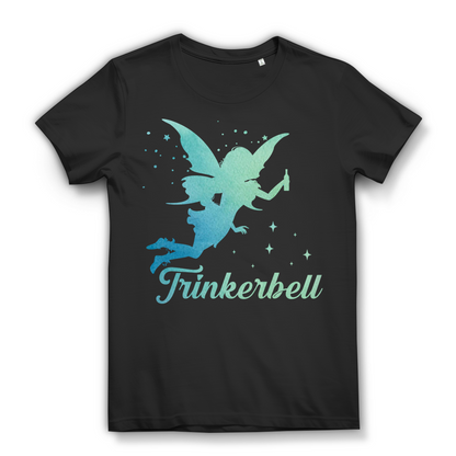 Trinkerbell Fee Feen - Damen Premium Bio T-Shirt Black