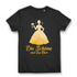 Die Schöne und das Bier Prinzessin Märchen - Damen Premium Bio T-Shirt Black