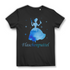 Flaschenputtel Aschenputtel Prinzessin Aquarell Blau - Damen Premium Bio T-Shirt Schwarz Black