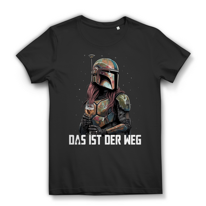 Das ist der Weg Wein - Damen Premium Bio T-Shirt Black