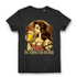 Die Schöne und das Bier Retro Grafik - Damen Premium Bio T-Shirt Farbe Schwarz Black