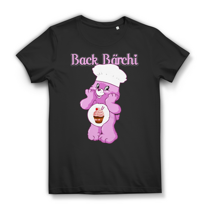 Back Backen Bäckerin Bärchi Glücksbärchi - Damen Premium Bio T-Shirt Schwarz Black