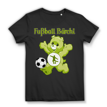 Fußball Bärchi Glücksbärchi - Damen Premium Bio T-Shirt Schwarz Black