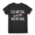 Ich mit dir. Du mit mir. Wir mit Bier. - Damen Premium Bio T-Shirt Schwarz Black